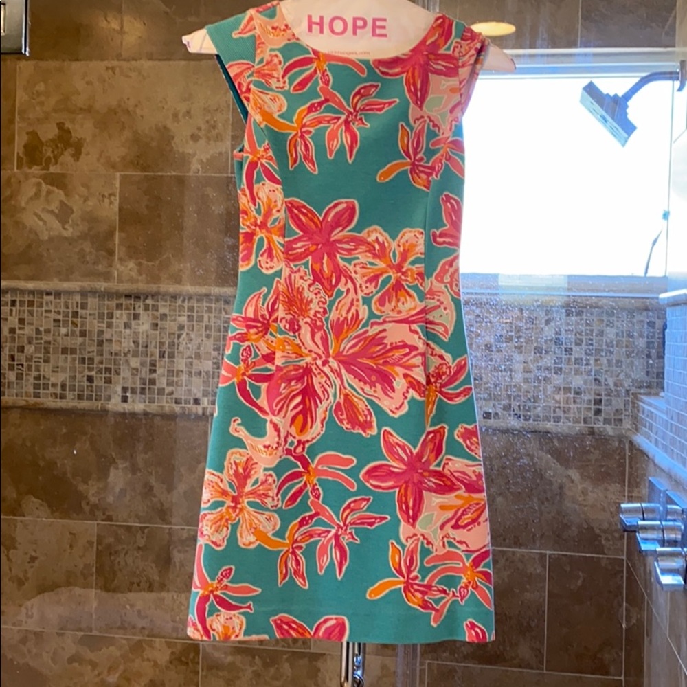 Lily Pulitzer floral a line dress extra small